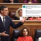 Pedro Sánchez en el Congreso y el comunicado de Hay Derecho