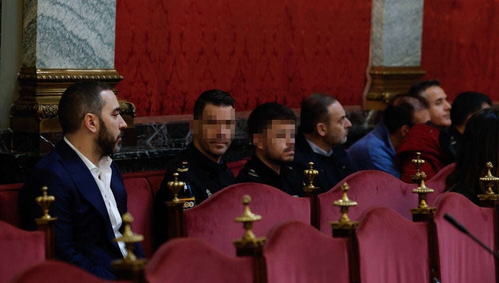 El exministro Jose Luis Ábalos, ex asesor Koldo García y el empresario Víctor de Aldama durante la audiencia preliminar en el Tribunal Supremo 