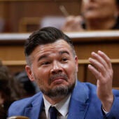 El portavoz de ERC, Gabriel Rufián/ EFE/Javier Lizon