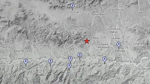 Terremoto con epicentro en Partaloa, Almería Terremoto con epicentro en Partaloa, Almería