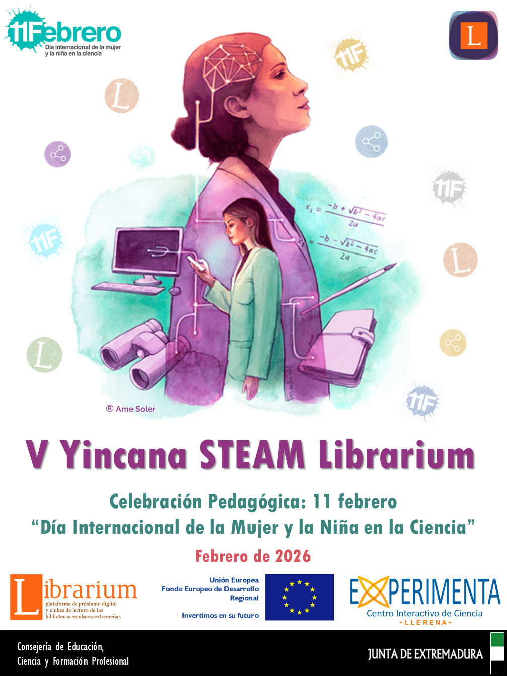 Seis centros educativos extremeños competirán en la final de la V Yincana Librarium STEAM Seis centros educativos extremeños competirán en la final de la V Yincana Librarium STEAM