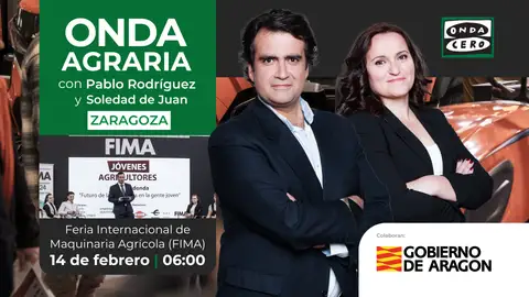 Onda Agraria, en directo desde FIMA 2026 en Feria de Zaragoza Onda Agraria, en directo desde FIMA 2026 en Feria de Zaragoza