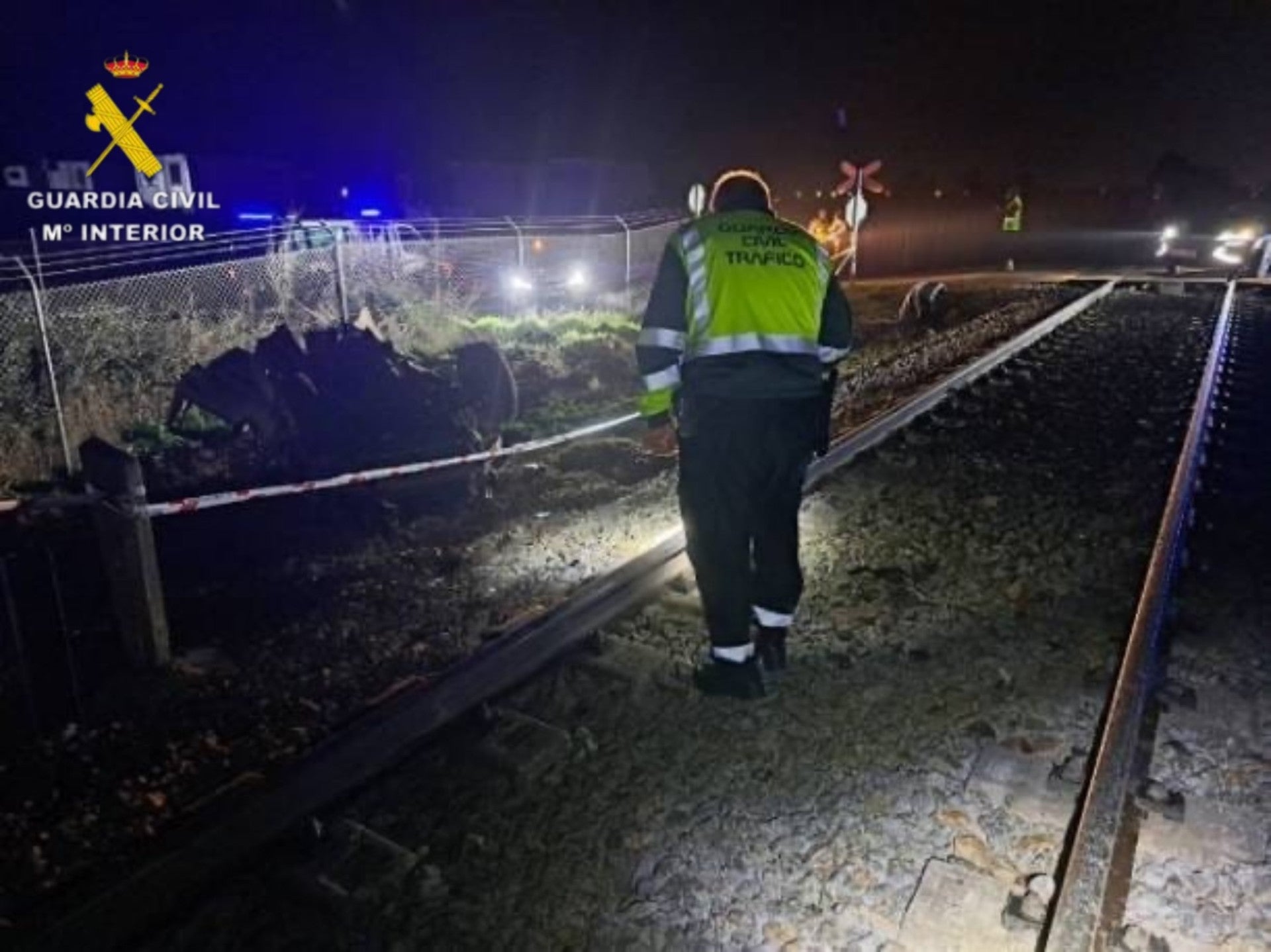 Muere un hombre en un choque entre un Alvia y un coche Muere un hombre en un choque entre un Alvia y un coche