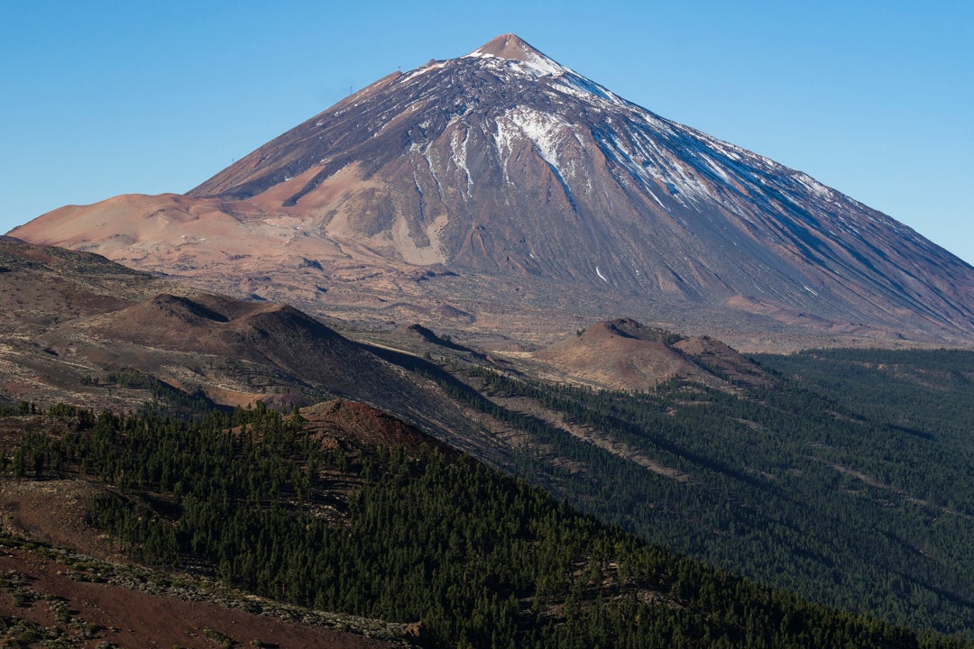 Cañadas del Teide, zona en la que se ha registrado en los últimos 10 años actividad sísmica anómala Cañadas del Teide, zona en la que se ha registrado en los últimos 10 años actividad sísmica anómala