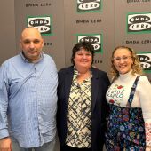 Arturo Fernández (Radio Sirena COPE), Marta Llinares (Onda Cero) y Silvia Yus (Radio Benidorm SER)