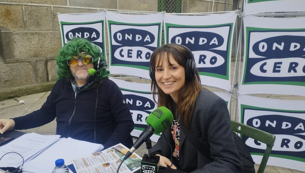 Samanta Barreira e Paco Sarria no especial Entroido de Verín Samanta Barreira e Paco Sarria no especial Entroido de Verín