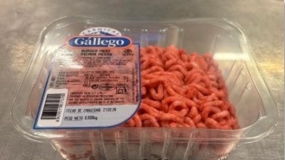 La Aesan lanza una alerta alimentaria por la posible presencia de plástico en carne de hamburguesa de Cárnicas Gallego
