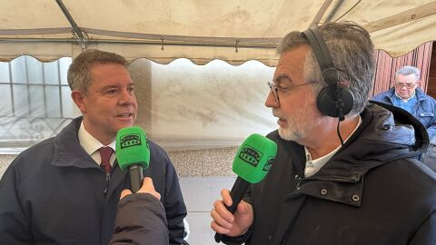Emiliano García Page con Carlos Alsina en Torreburleque