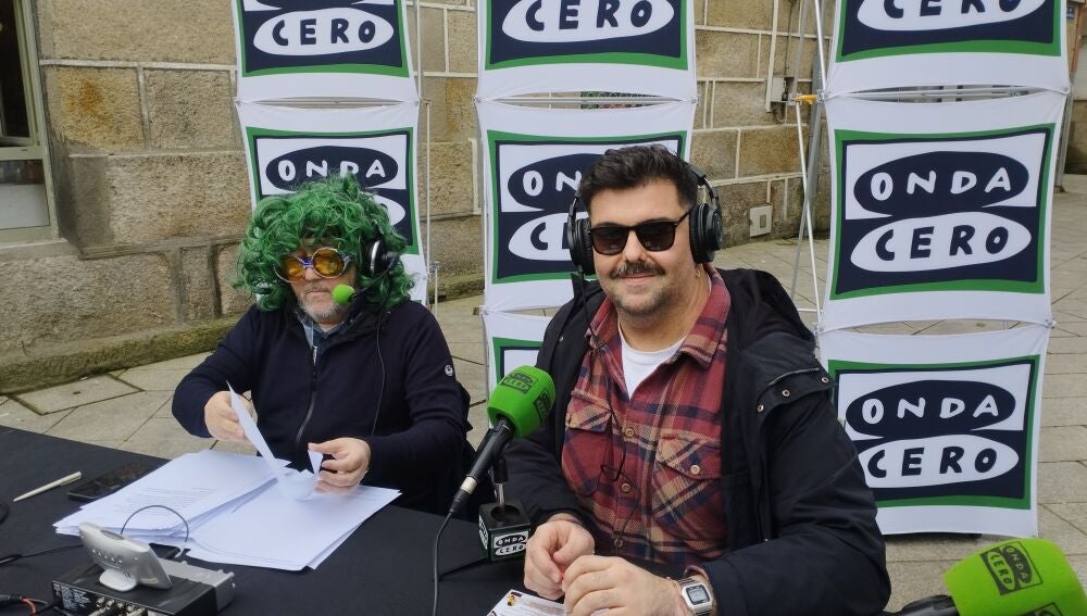 Diego Lourenzo e Paco Sarria no especial entroido de Verín