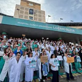 Los médicos claman en Aragón contra el Estatuto Marco Los médicos claman en Aragón contra el Estatuto Marco