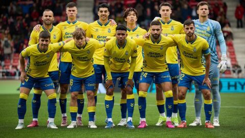Alineaci&oacute;n de Las Palmas en Anduva 