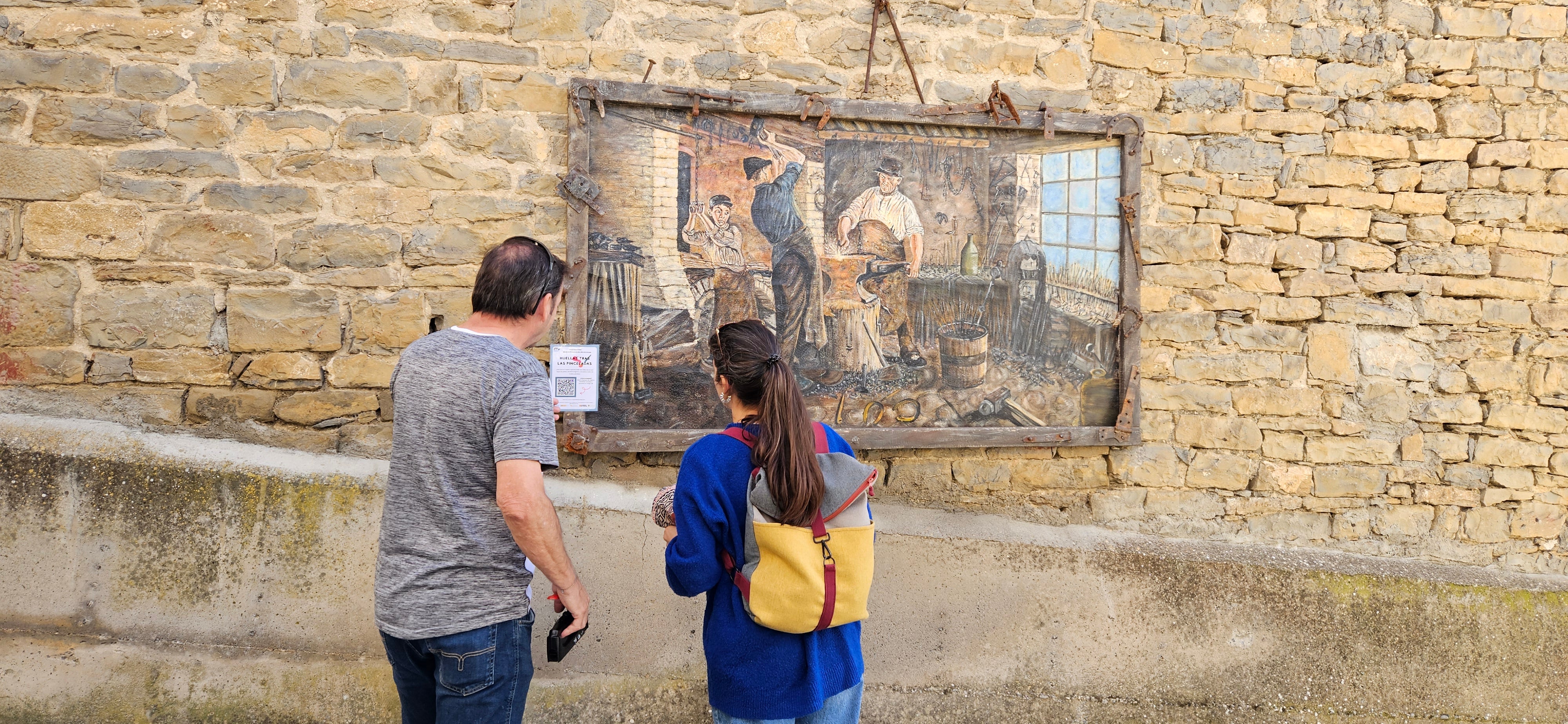 Arcusa se convierte en un museo al aire libre de la mano de Luis Moreno Arcusa se convierte en un museo al aire libre de la mano de Luis Moreno