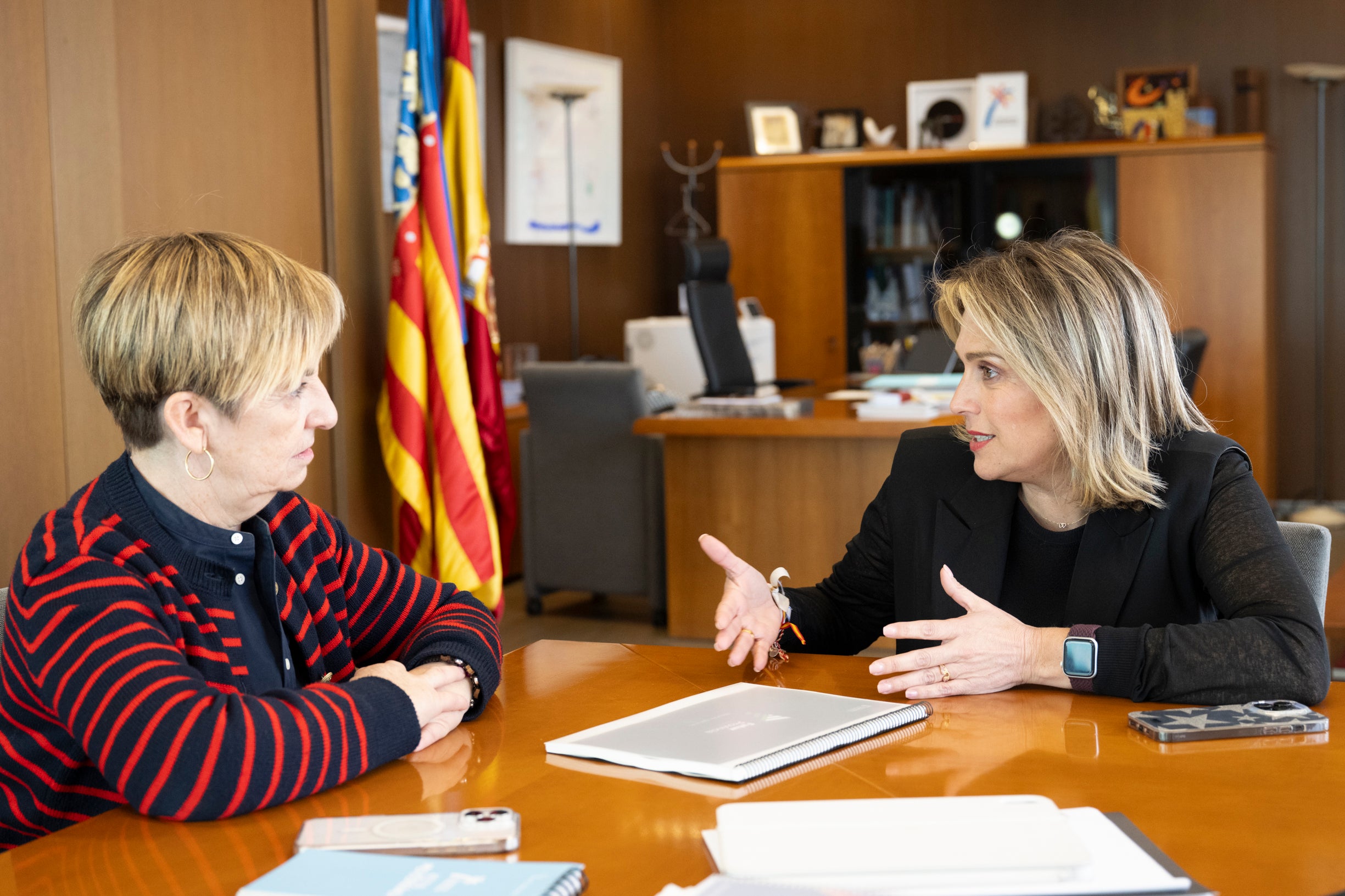 Barrachina presenta a la consellera Cano el Plan Futur Província para atraer inversiones industriales a Castellón Barrachina presenta a la consellera Cano el Plan Futur Província para atraer inversiones industriales a Castellón