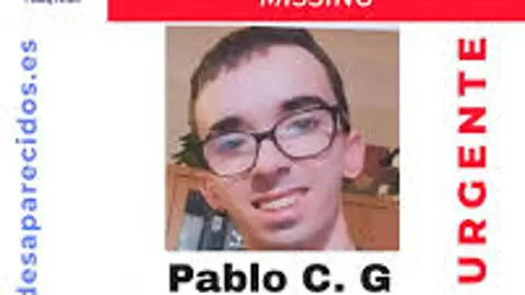 Pablo desapareció durante la madrugada del jueves 12 al viernes 13