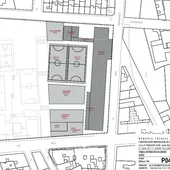 Imagen de archivo del plano del proyecto de nuevo colegio Príncipe Don Juan Manuel que se ha proyectado en Villena. Imagen de archivo del plano del proyecto de nuevo colegio Príncipe Don Juan Manuel que se ha proyectado en Villena.