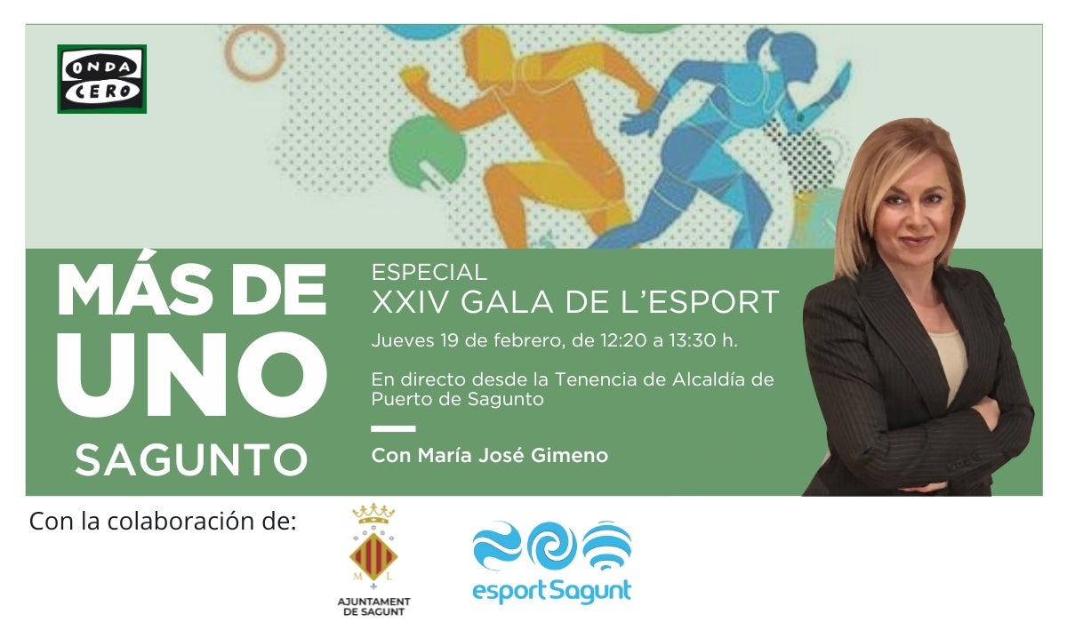 Onda Cero emite el programa especial 'Semana del deporte y XXIV Gala del Deporte de Sagunto' desde la Tenencia de Alcaldía Onda Cero emite el programa especial 'Semana del deporte y XXIV Gala del Deporte de Sagunto' desde la Tenencia de Alcaldía