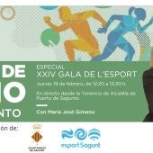 Onda Cero emite el programa especial 'Semana del deporte y XXIV Gala del Deporte de Sagunto' desde la Tenencia de Alcaldía