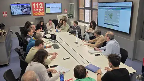 Reunión sala de crisis 112 Reunión sala de crisis 112