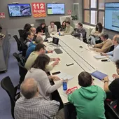 Reunión sala de crisis 112 Reunión sala de crisis 112