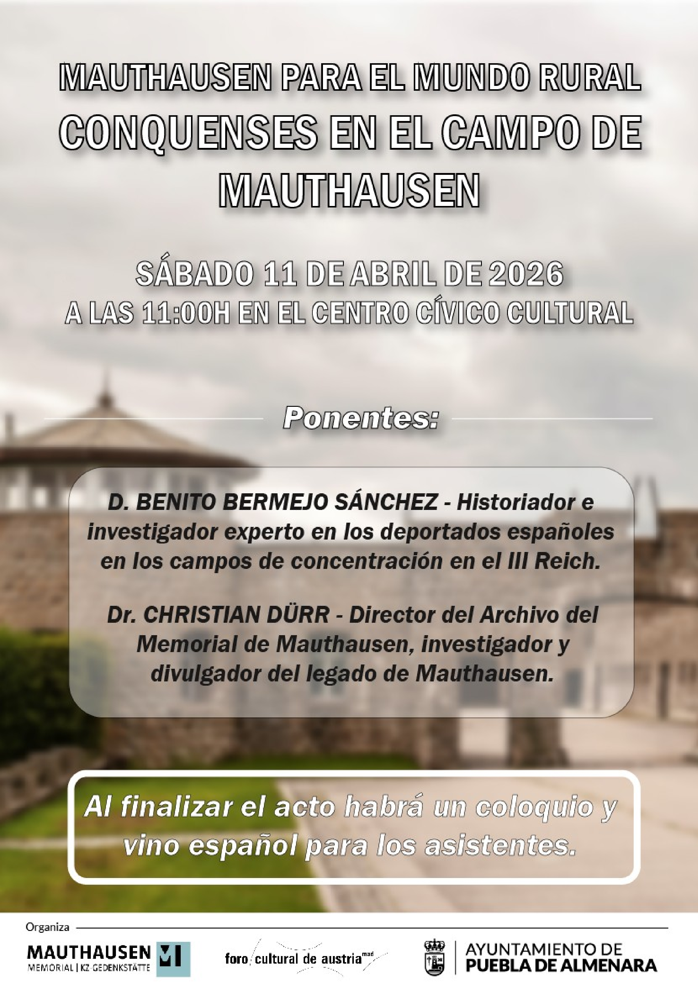Los pueblos que también fueron deportados: la memoria rural de Mauthausen llega a Puebla de Almenara Los pueblos que también fueron deportados: la memoria rural de Mauthausen llega a Puebla de Almenara