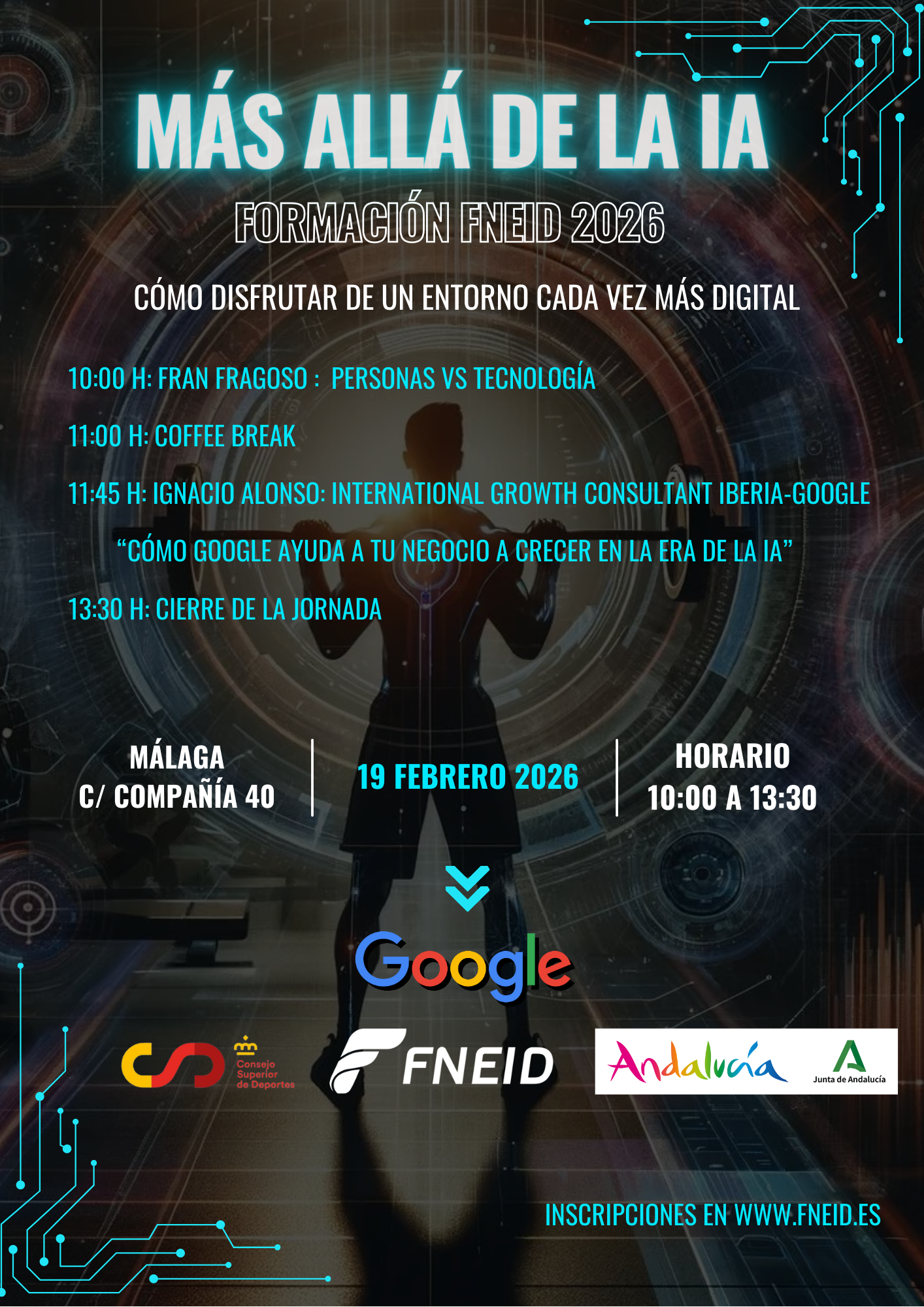 FNEID impulsa la transformación digital del sector del fitness con una jornada sobre inteligencia artificial en Málaga FNEID impulsa la transformación digital del sector del fitness con una jornada sobre inteligencia artificial en Málaga