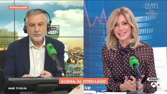 Alsina, en Espejo Público: "Me resulta embarazoso ver la actitud mendicante de María Guardiola" Alsina, en Espejo Público: "Me resulta embarazoso ver la actitud mendicante de María Guardiola"