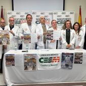 Integrantes del Sindicato Médico de Castilla-La Mancha (CESM) en rueda de prensa
