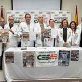 Integrantes del Sindicato Médico de Castilla-La Mancha (CESM) en rueda de prensa Integrantes del Sindicato Médico de Castilla-La Mancha (CESM) en rueda de prensa