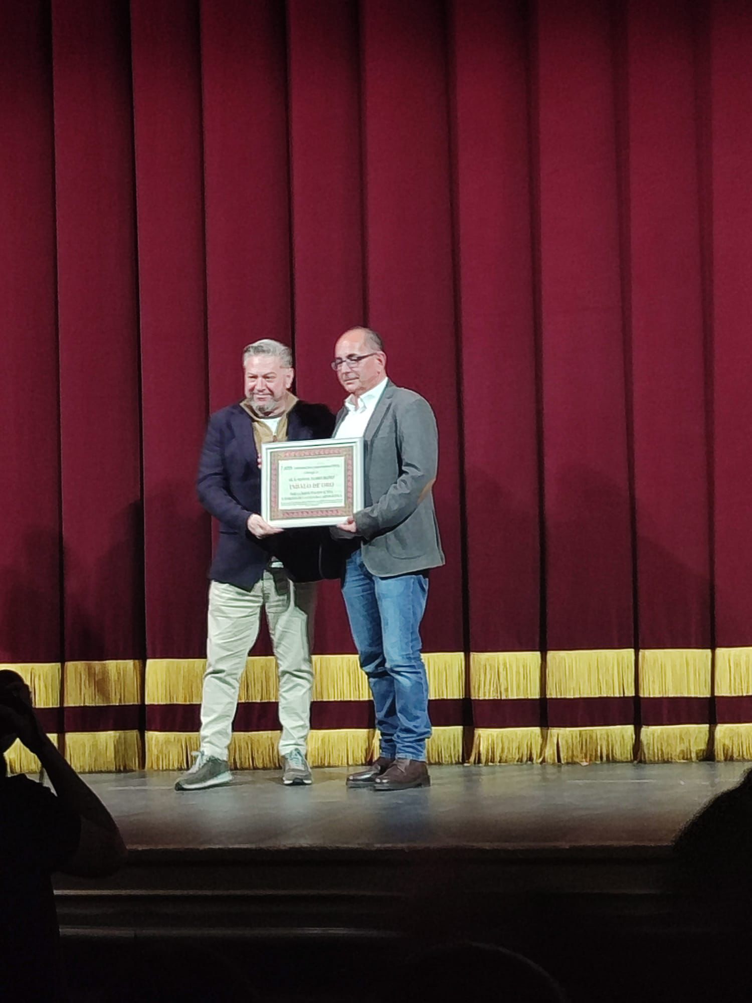 El felixario Manuel Flores desnuda su lado personal al recoger el Indalo de Oro en la Gala de COTECA El felixario Manuel Flores desnuda su lado personal al recoger el Indalo de Oro en la Gala de COTECA