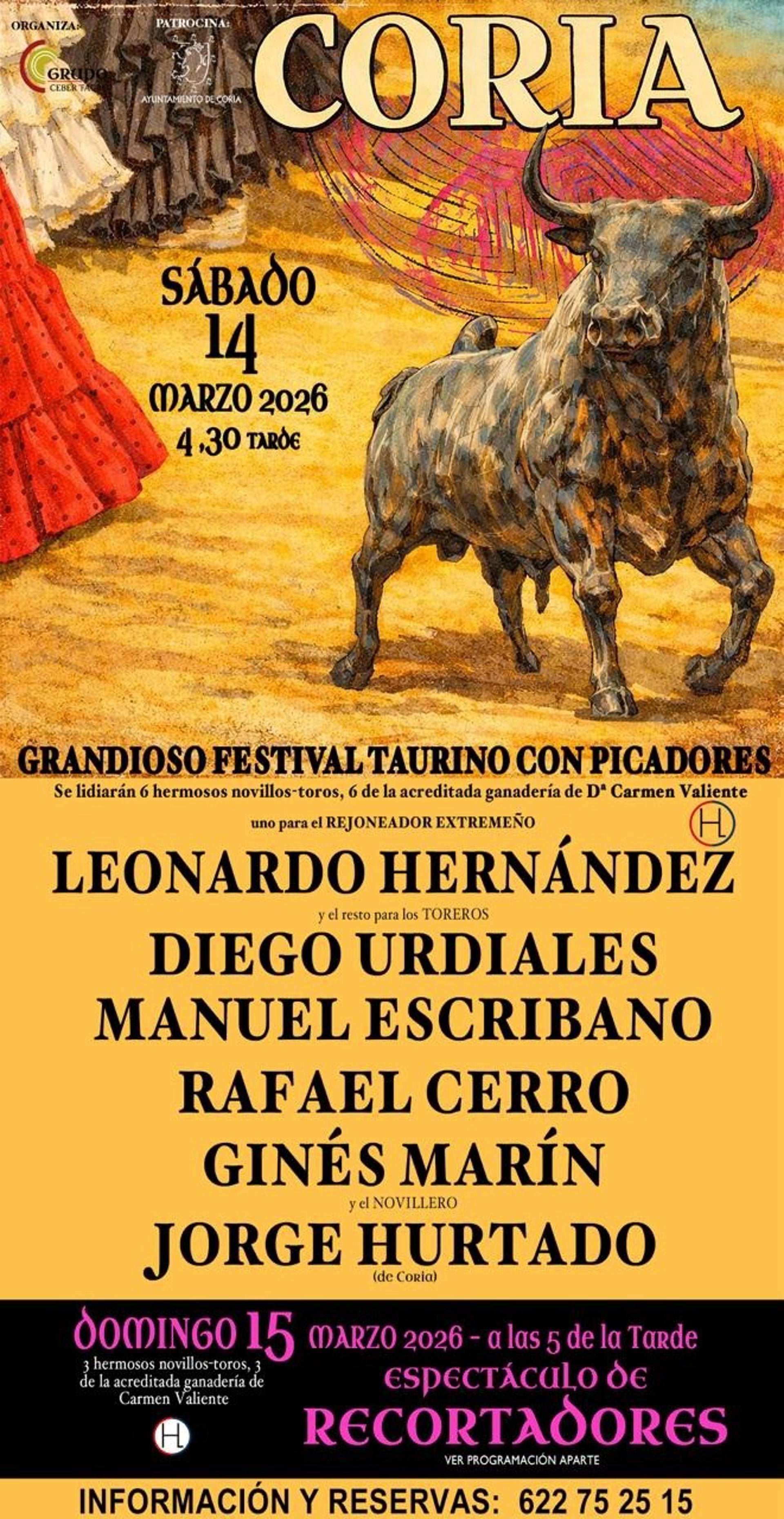 Coria celebrará del 13 al 15 de marzo una nueva edición de la Feria Internacional del Toro Coria celebrará del 13 al 15 de marzo una nueva edición de la Feria Internacional del Toro