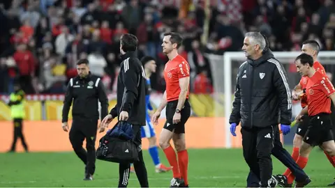 El Sevilla considera "excesivo" el castigo a Almeyda El Sevilla considera "excesivo" el castigo a Almeyda