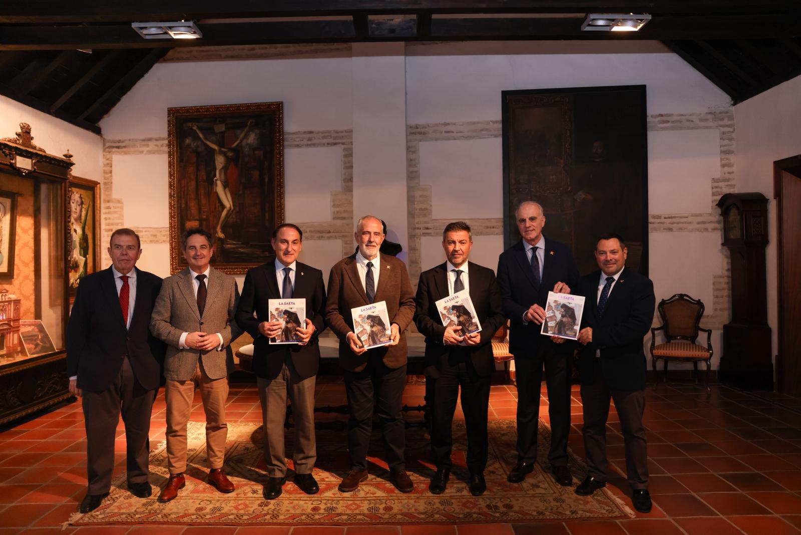 La Agrupación de Cofradías presenta el número 85 de la revista La Saeta en su sede de San Julián La Agrupación de Cofradías presenta el número 85 de la revista La Saeta en su sede de San Julián