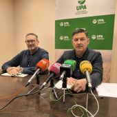 Julián Morcillo y Alejandro García-Gasco durante la rueda de prensa en Ciudad Real