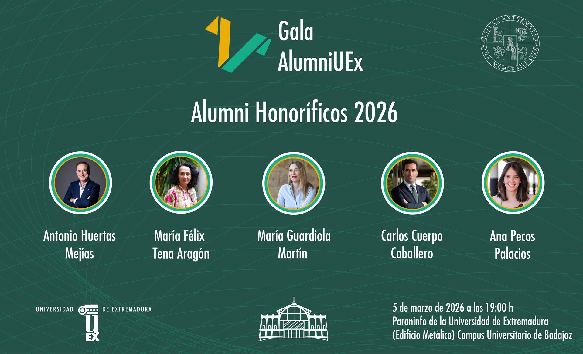 Carlos Cuerpo y María Guardiola, entre los primeros 5 Alumni Honoríficos de la Universidad de Extremadura Carlos Cuerpo y María Guardiola, entre los primeros 5 Alumni Honoríficos de la Universidad de Extremadura