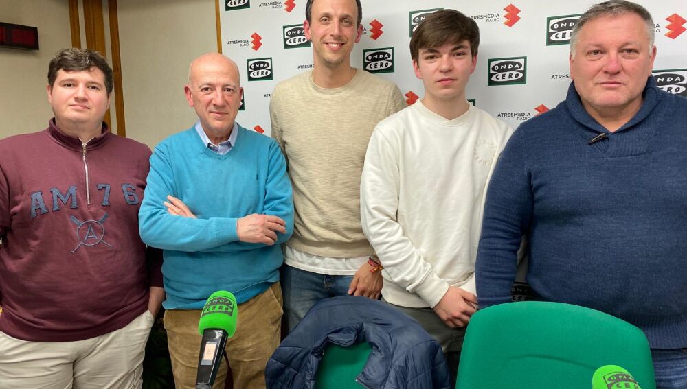 Paco Pérez Corrales, Gonzalo López de Coca, Carlos Serrano y Emilio Martín Aguirre