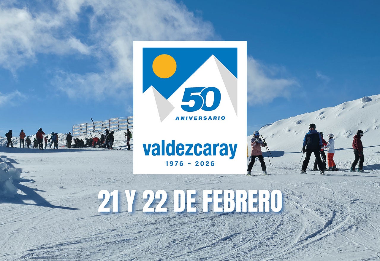 Valdezcaray celebra su 50 aniversario este sábado con música, animación y tarifas reducidas Valdezcaray celebra su 50 aniversario este sábado con música, animación y tarifas reducidas