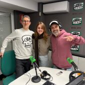 Javier Mendigacha, Marta Fullera y Sergio Ayala. 
