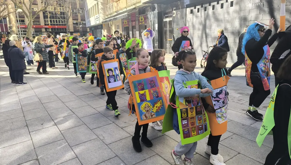 Desfile escolar de carnaval en Ciudad Real Desfile escolar de carnaval en Ciudad Real