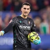 Sergio Herrera durante el partido de este sábado contra el Real Madrid 