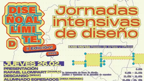 'Diseño al límite', las jornadas que llegan a Mérida para conocer lo más destacado del panorama nacional en diseño gráfico y diseño de interiores 'Diseño al límite', las jornadas que llegan a Mérida para conocer lo más destacado del panorama nacional en diseño gráfico y diseño de interiores