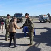 Margarita Robles visita el Batallón de Helicópteros de Ataque en Almagro Margarita Robles visita el Batallón de Helicópteros de Ataque en Almagro