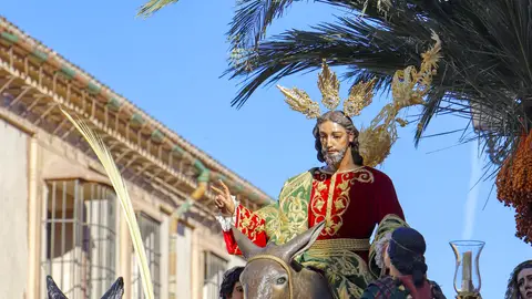 Itinerario y novedades del Domingo de Ramos en Málaga Nuestro Padre Jesús entrando en Jerusalén, de la cofradía de Pollinica