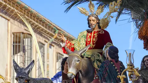 Itinerario y novedades del Domingo de Ramos en Málaga Nuestro Padre Jesús entrando en Jerusalén, de la cofradía de Pollinica