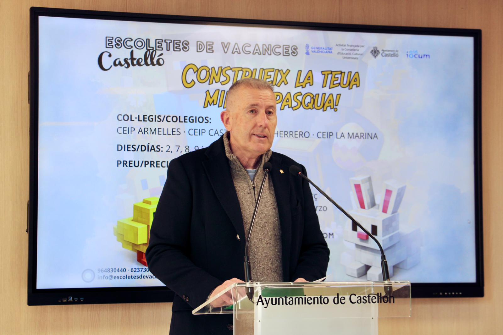 Castellón abre la inscripción para la “Escoleta de Vacances de Pasqua” con 228 plazas Castellón abre la inscripción para la “Escoleta de Vacances de Pasqua” con 228 plazas