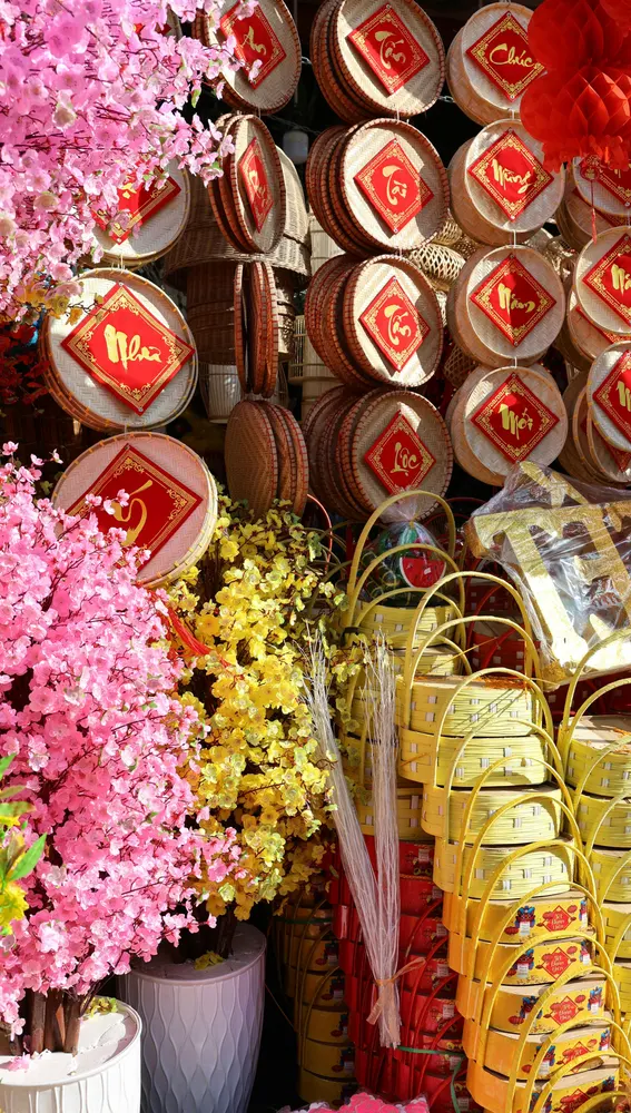 Decoración floral en el Tet Decoración floral en el Tet