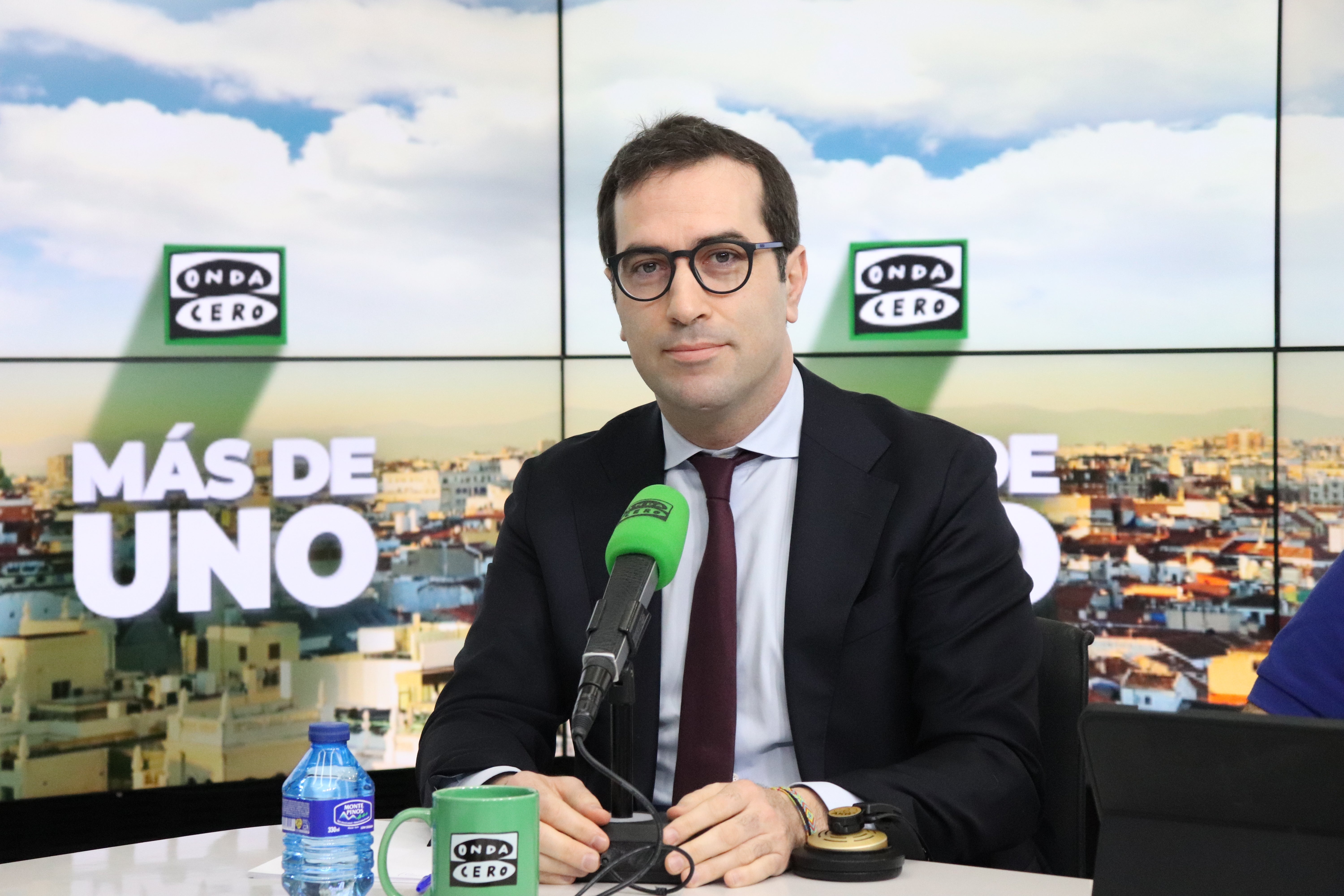 Carlos Cuerpo, ministro de Economía, en el estudio de Onda Cero Carlos Cuerpo, ministro de Economía, en el estudio de Onda Cero