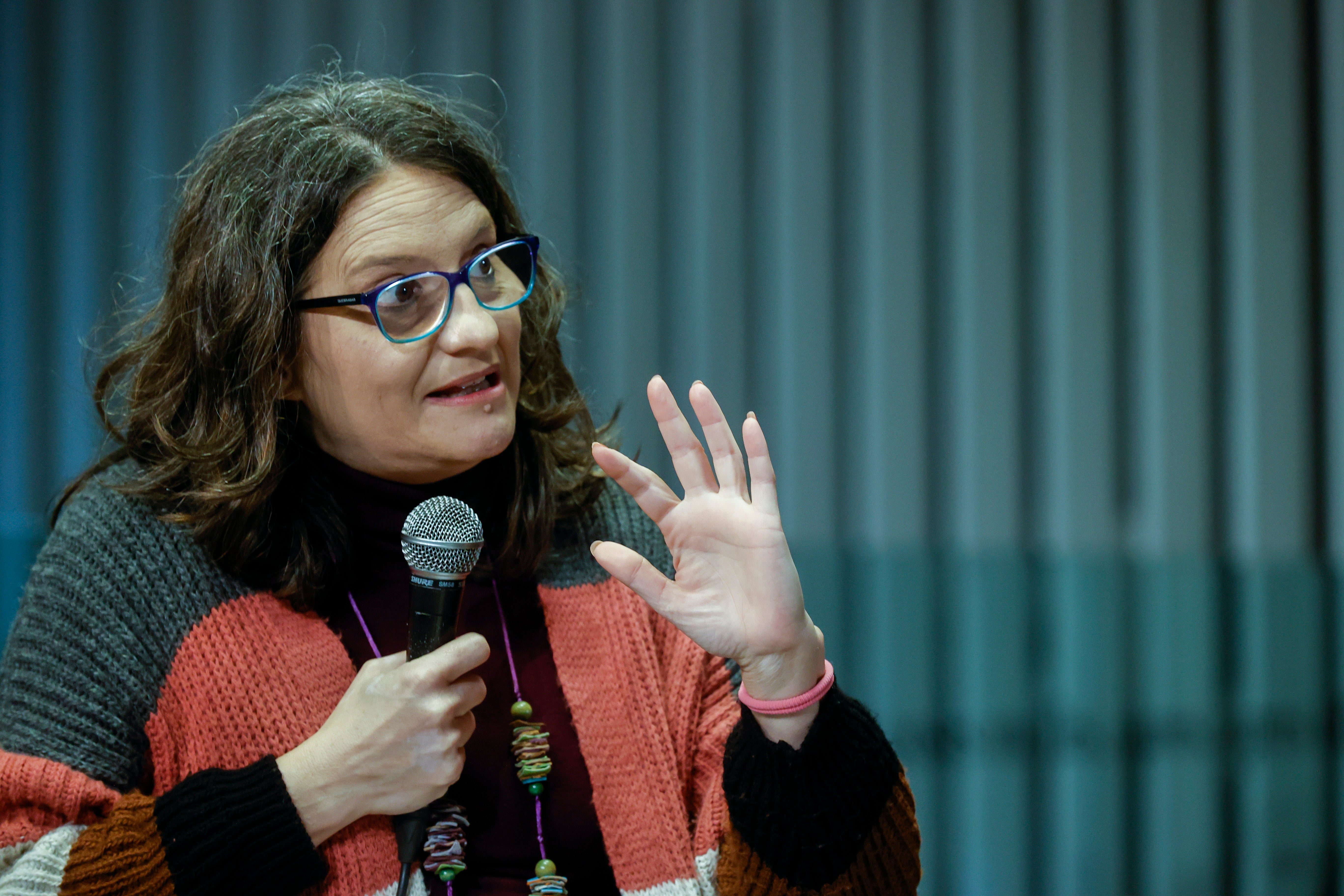 La exvicepresidenta del Gobierno valenciano Mónica Oltra, en una imagen de archivo. La exvicepresidenta del Gobierno valenciano Mónica Oltra, en una imagen de archivo.