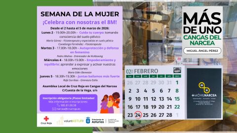 Actividades 8M de Cruz Roja Cangas