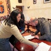 Instantes del comité técnico que trabaja en Grazalema 