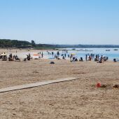 Una de las playas de Puerto Real